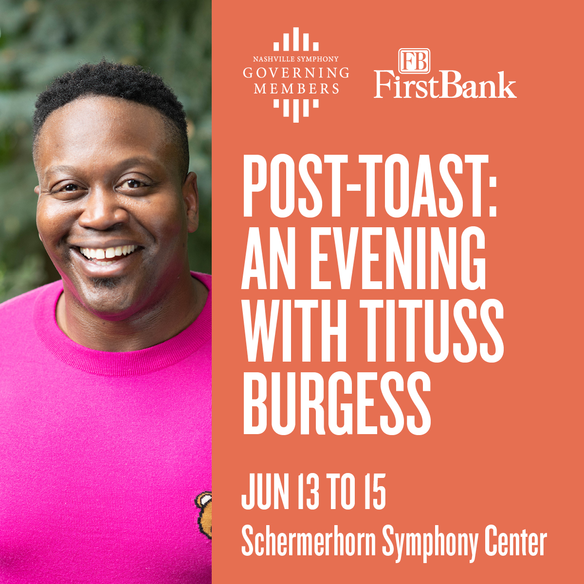 Post-Toast: An Evening with Tituss Burgess