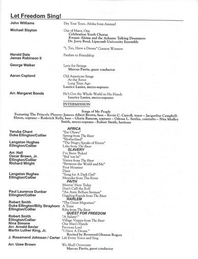 2004 LFS Program Listing
