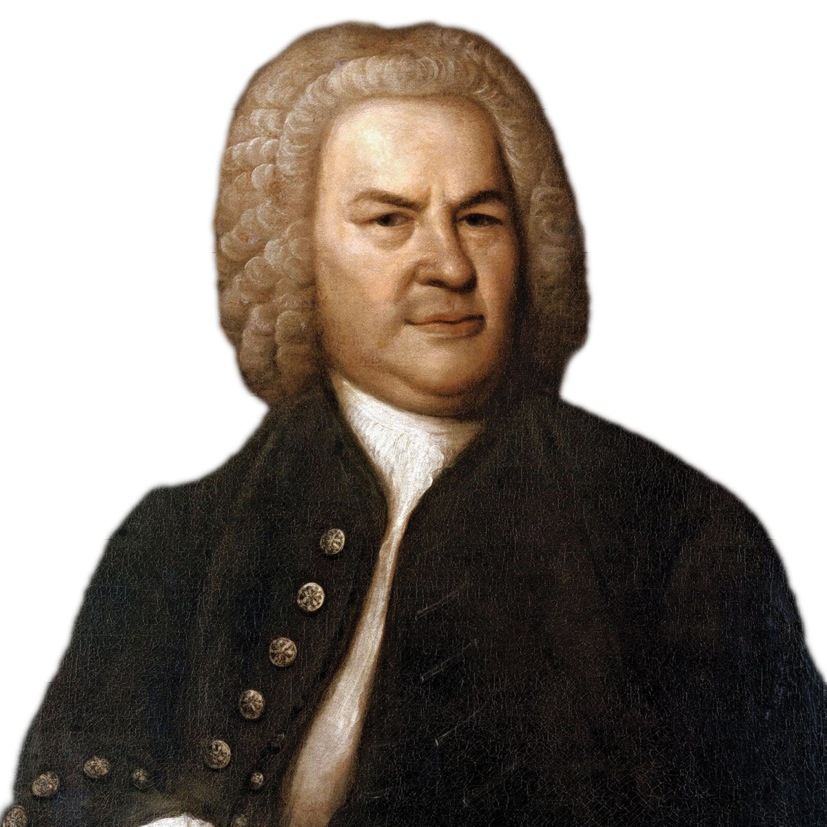 Painting of composer Johann Sebastian Bach