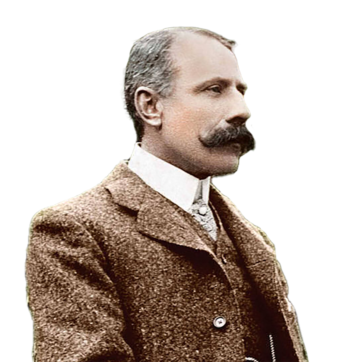 Photograph of composer Edward Elgar